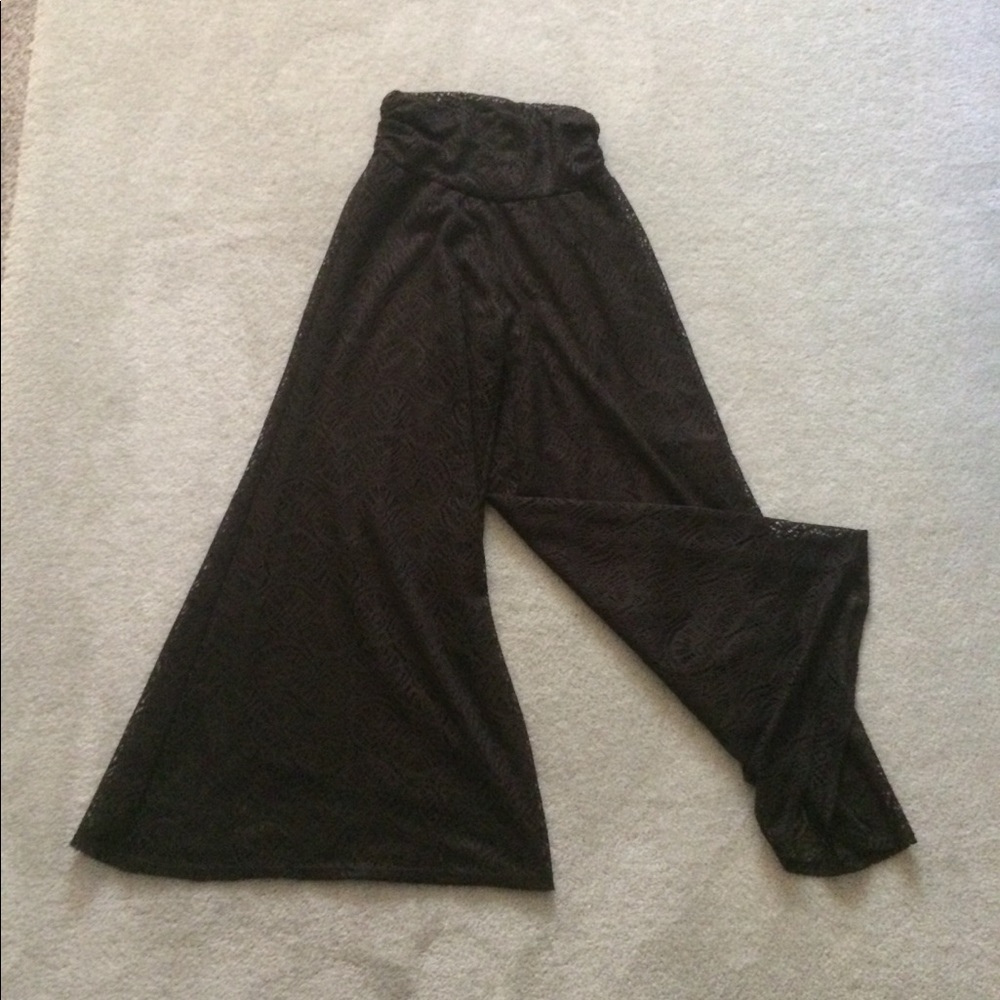 L & B Brown Lace Pants